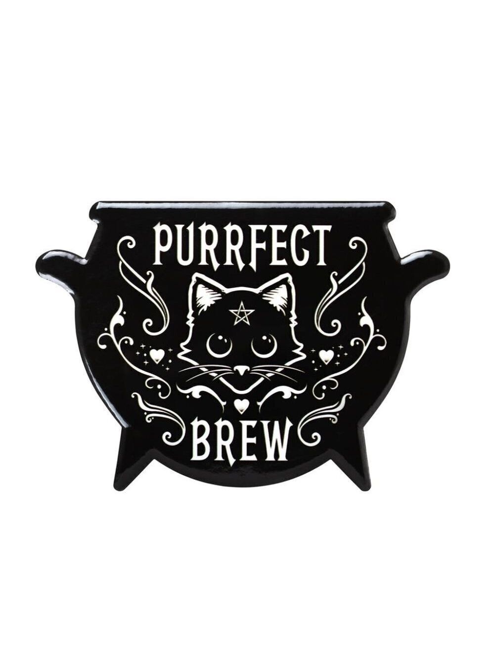 New! Alchemy Gothic Purrfect Brew Coaster